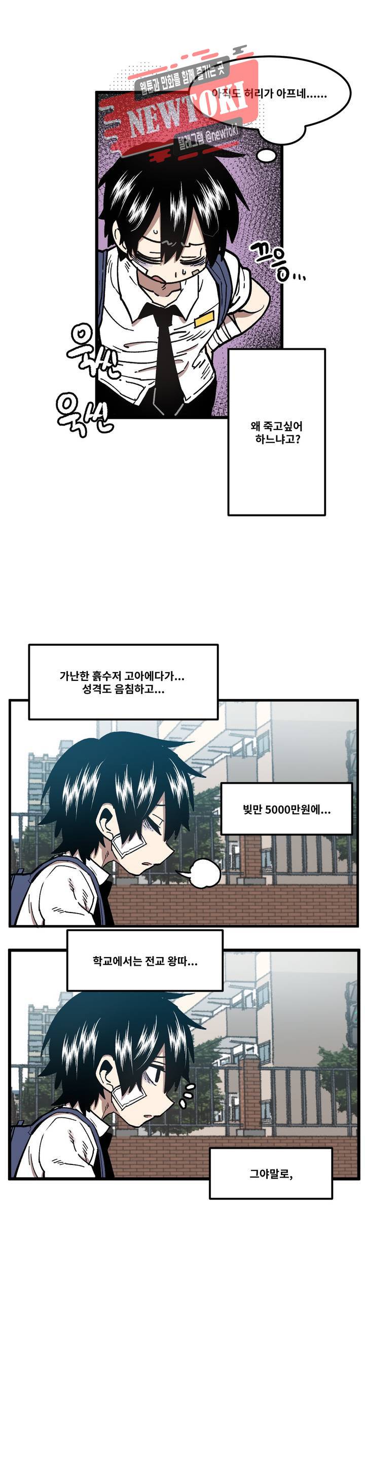 자살 소년 56화 2부 2화 : 허리가 아파요 1 5