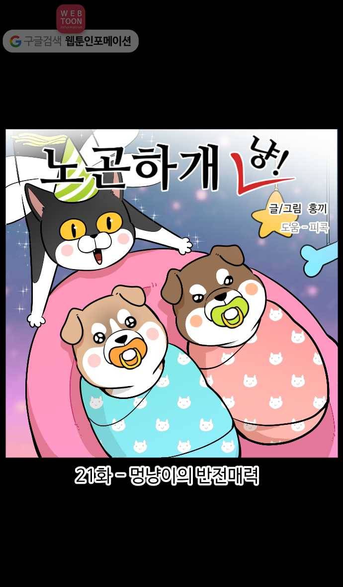 노곤하개 21화 멍냥이의 반전매력 1