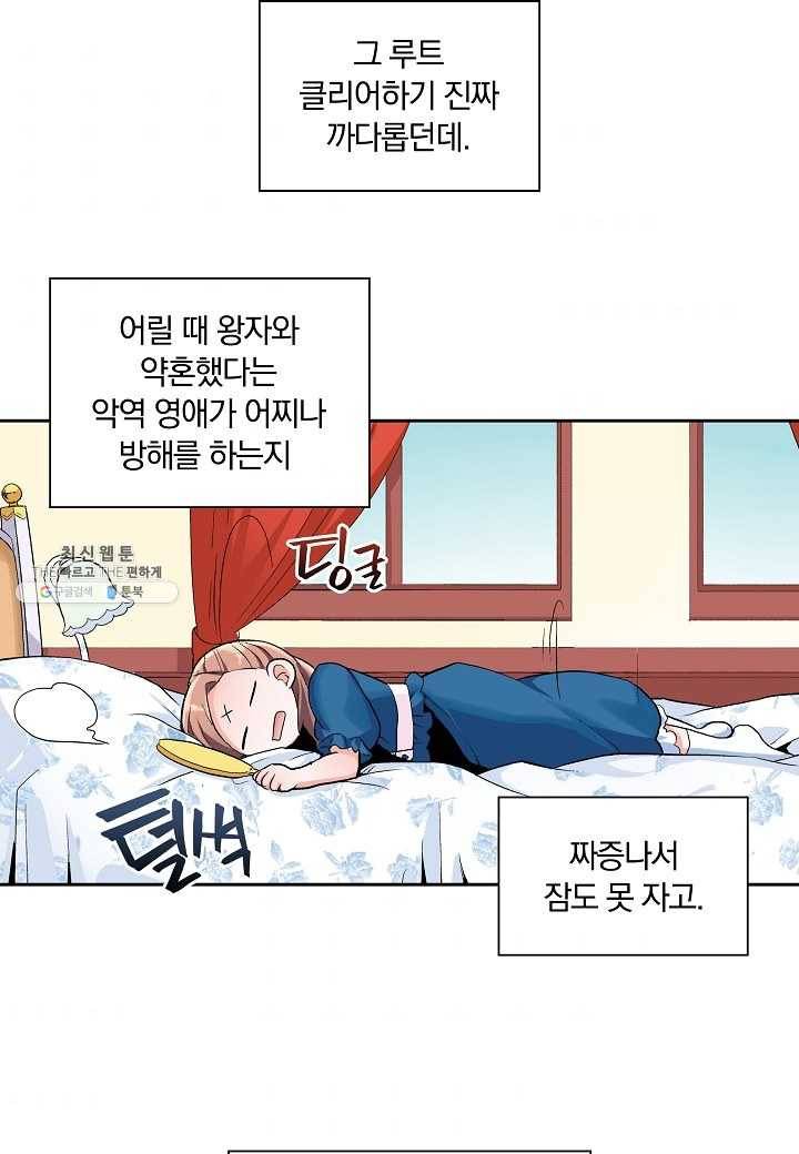 여성향 게임의 파멸 플래그밖에 없는 악역 영애로 환생해버려 2화 2