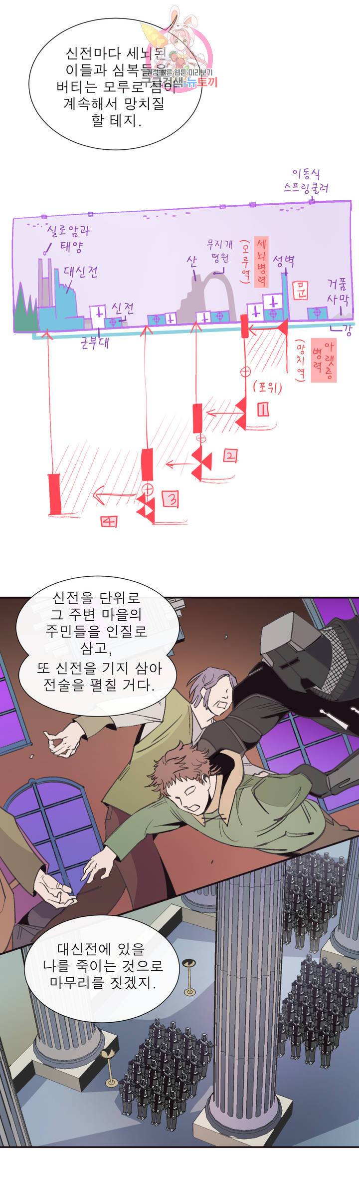 커튼콜 아래그랑 291화 지도(2) 11