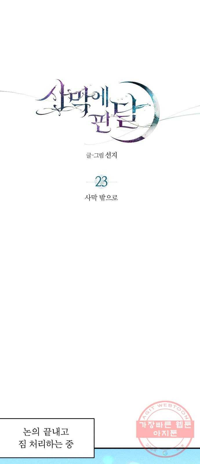 사막에 핀 달 23. 사막 밖으로 3