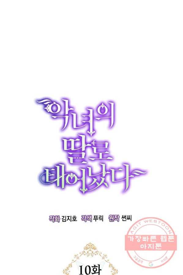악녀의 딸로 태어났다 10화 10