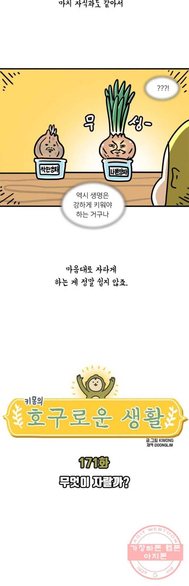키몽의 호구로운 생활 171화 무엇이 자랄까 3
