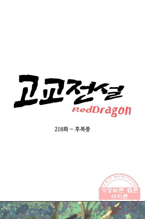 고교전설 218화 후폭풍 6