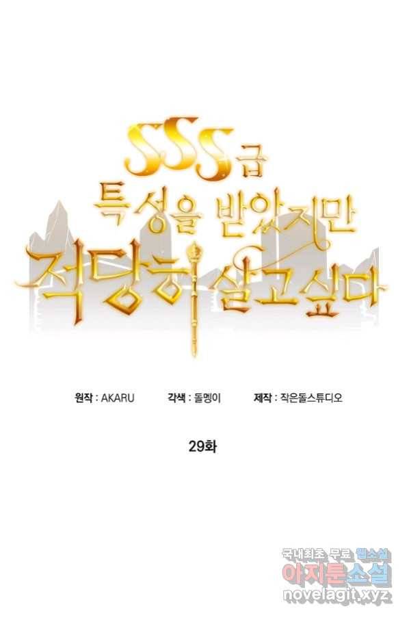 SSS급 특성을 받았지만 적당히 살고 싶다 29화 13