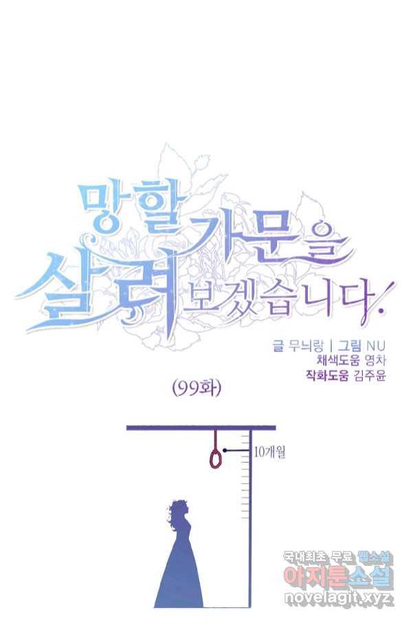 망할 가문을 살려보겠습니다 99화 1