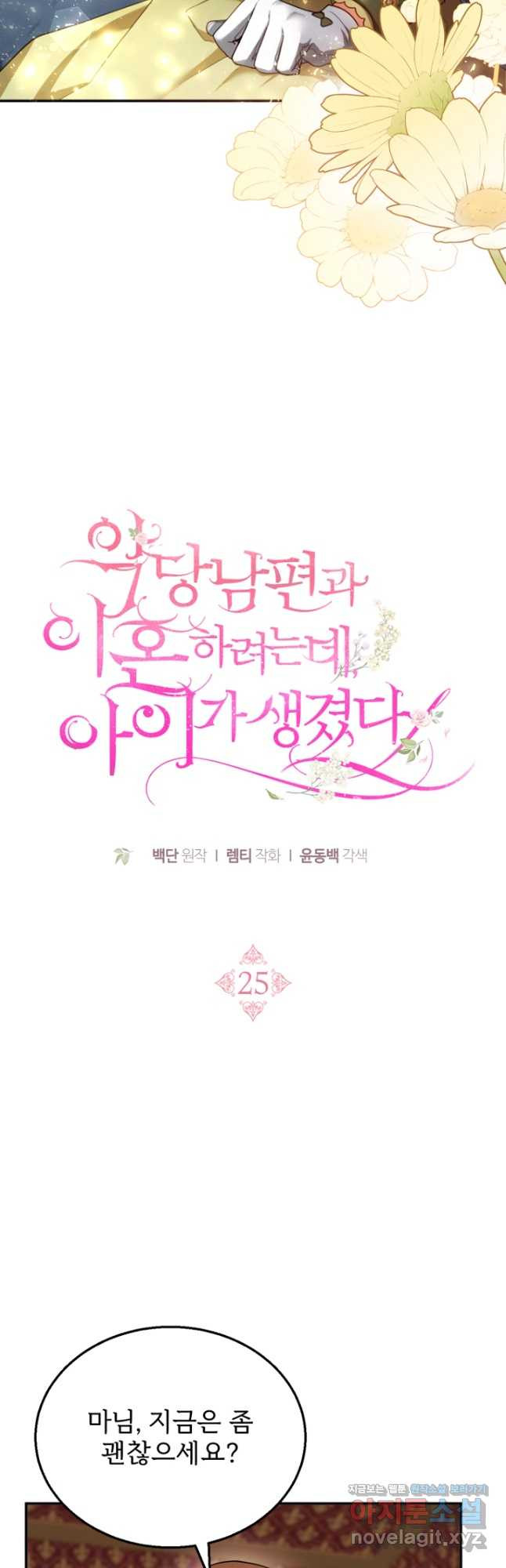 악당 남편과 이혼하려는데, 아이가 생겼다 25화 10