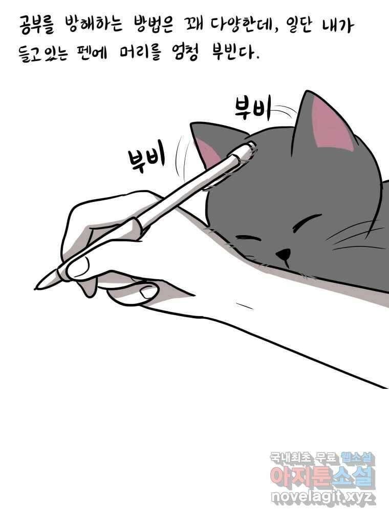 재활용 머학생 7화 공부방해 갑 고양이 24