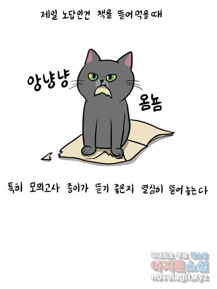 재활용 머학생 7화 공부방해 갑 고양이 29