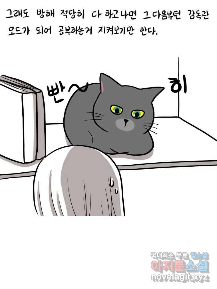 재활용 머학생 7화 공부방해 갑 고양이 35