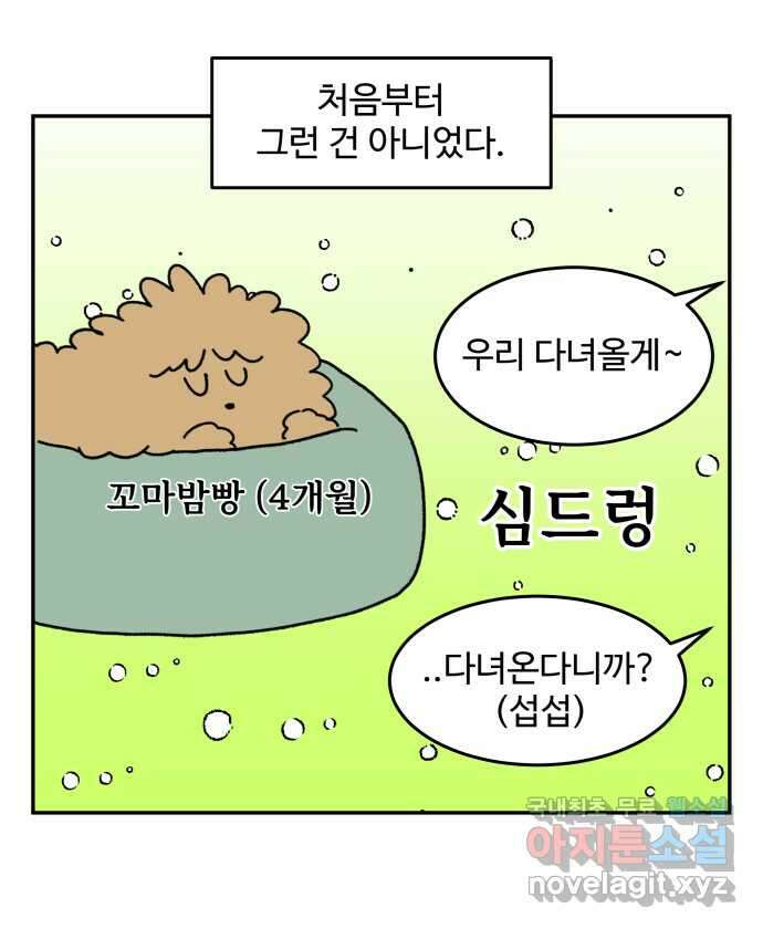 강아지는 멍멍하고 짖지 않아! 6화 - 분리불안(1) 6