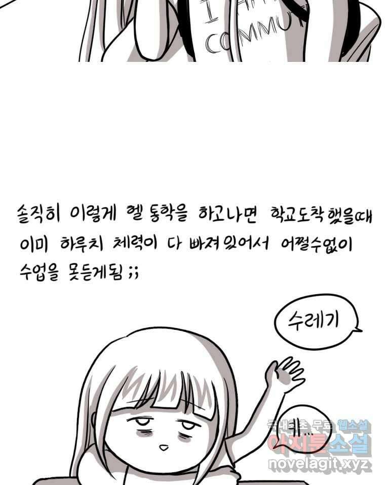 재활용 머학생 20화 기차 통학하는 만화 20