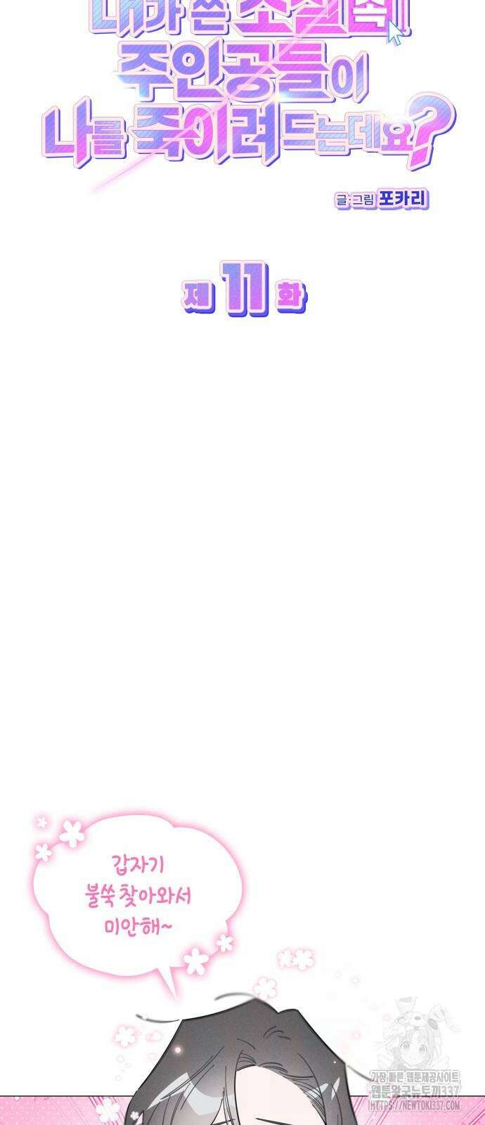 내가 쓴 소설 속 주인공들이 나를 죽이려 드는데요? 11 5