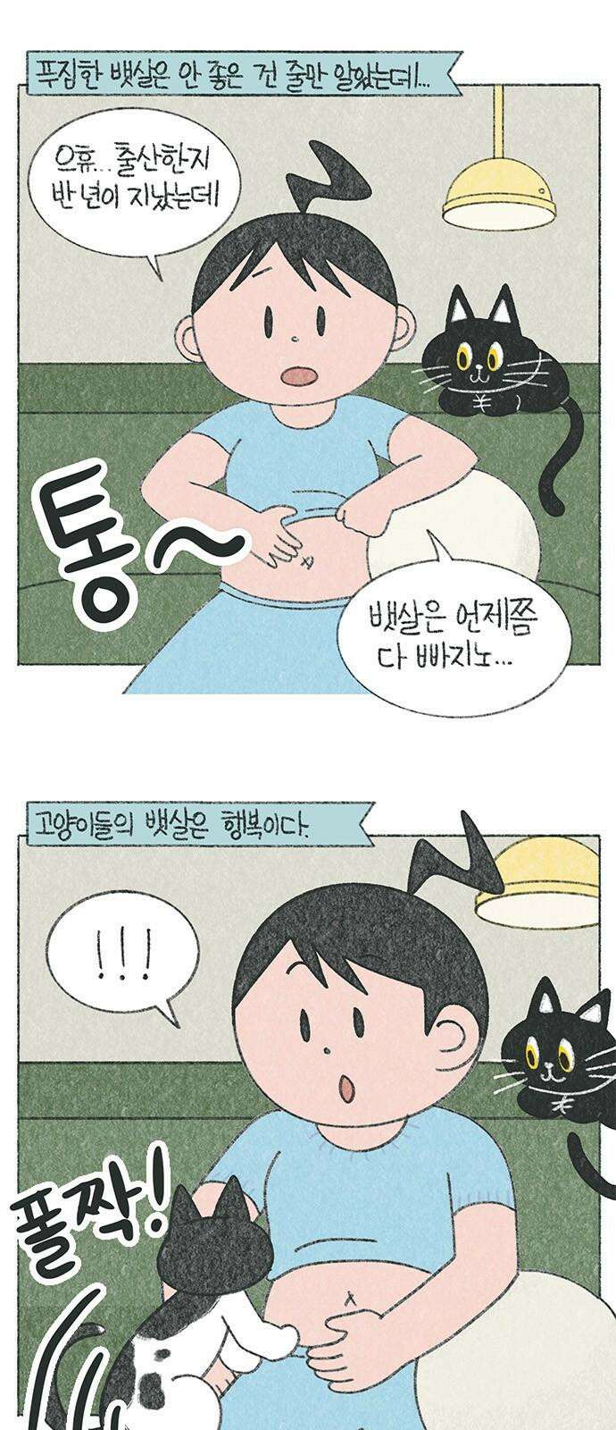 마님이네 미국 시골집 이야기 133화 뱃살은 언제 빠질까 2