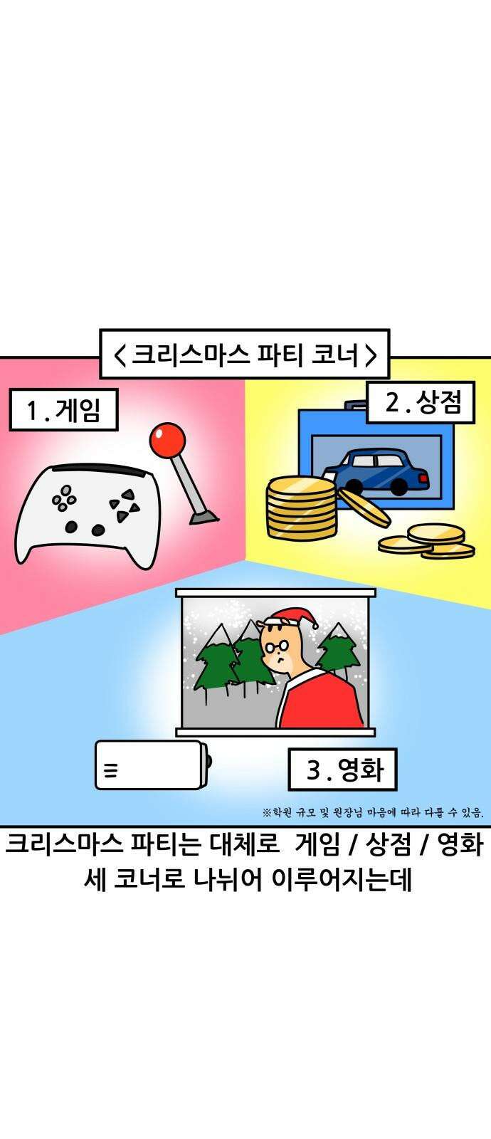 K학원 생존기 78화 - 크리스마스에 학원에서 파티하는 만화 7