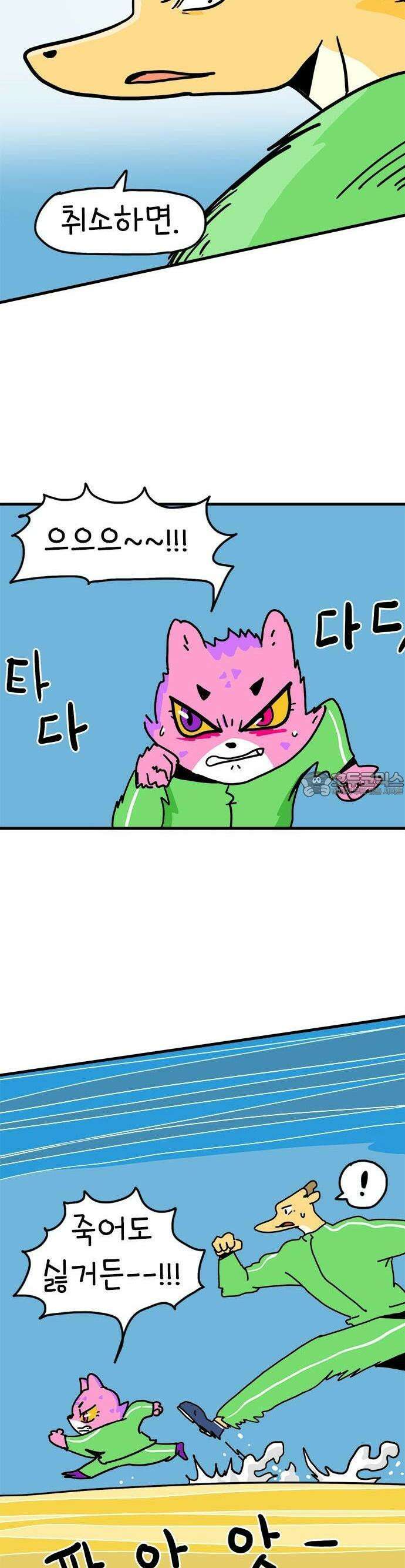 소심한 호랭이 코코 27화 달리기 좋아한다 말해! (2) 3