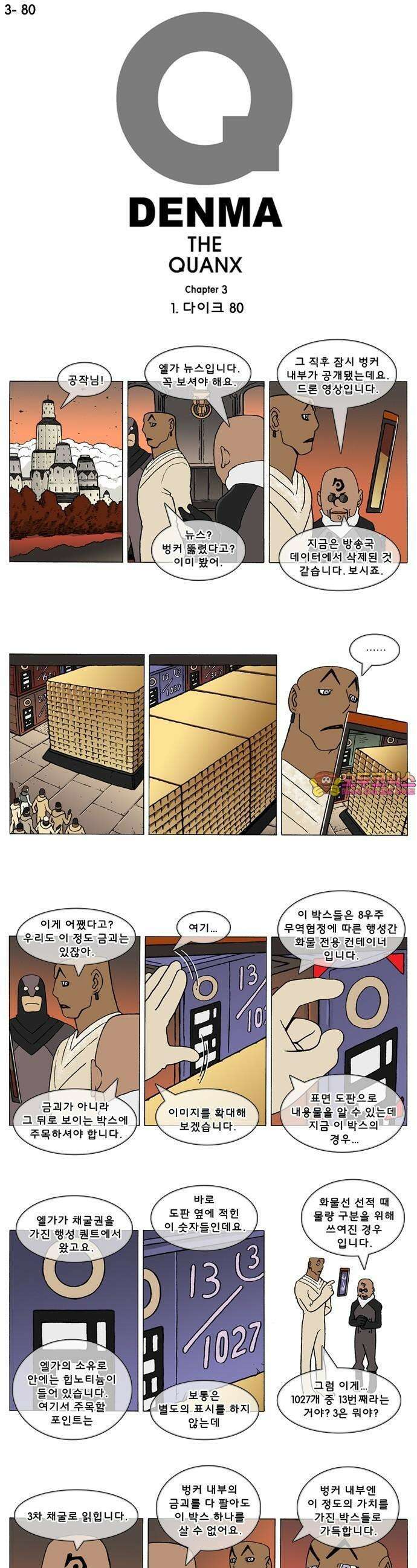 덴마 3-80화 1．다이크(80) 1