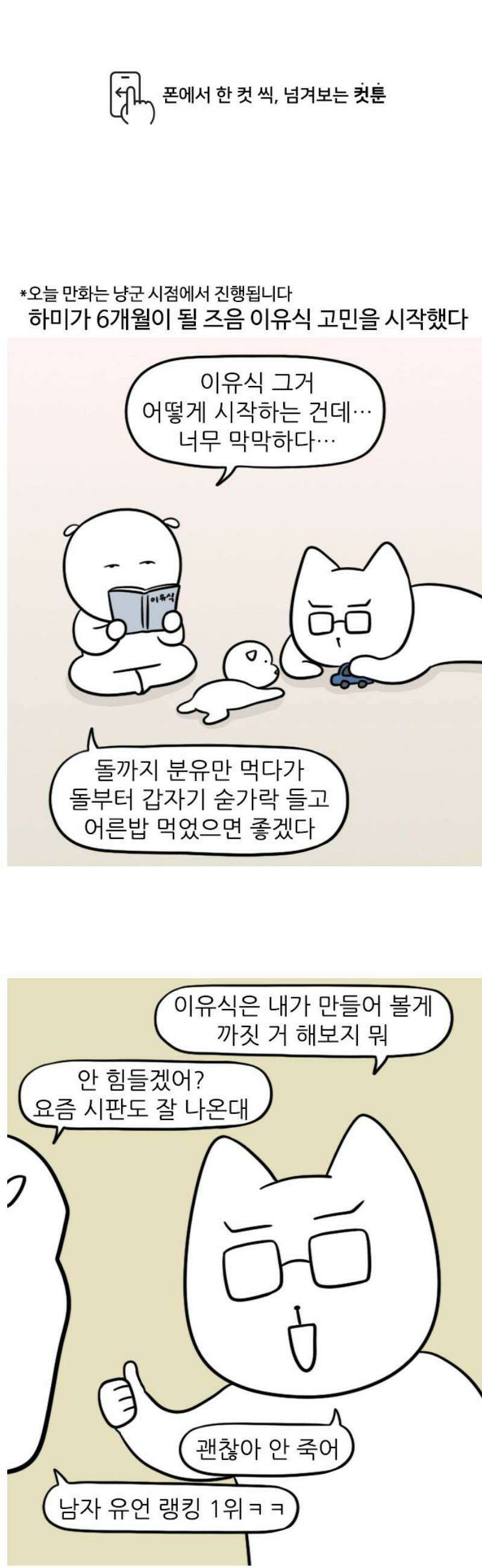 육아일기 108화 이유식 만들기 1