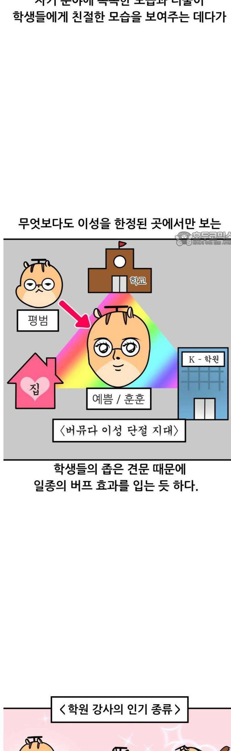 K학원 생존기 128화 - 학생이 선생을 짝사랑 할 때(1) 4