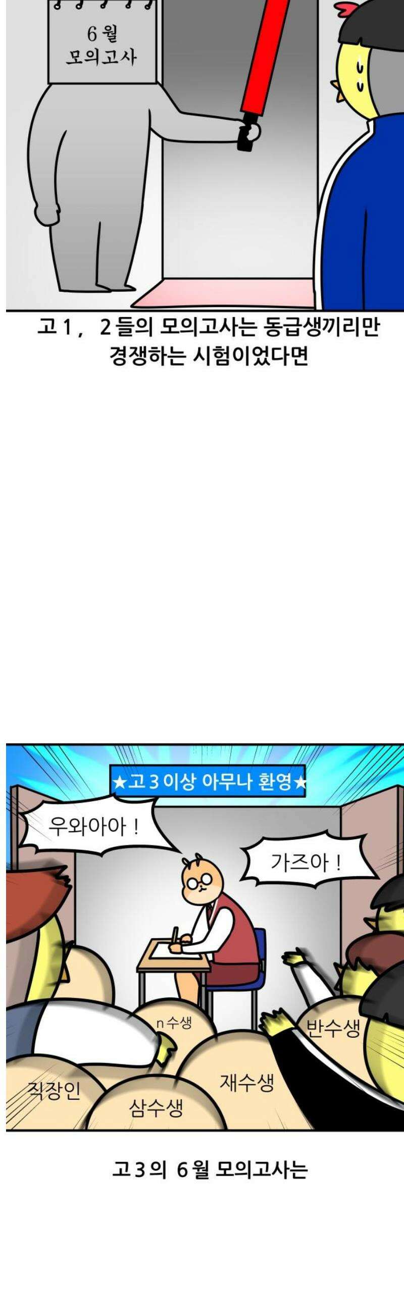 K학원 생존기 132화 - 6월 모의고사 5