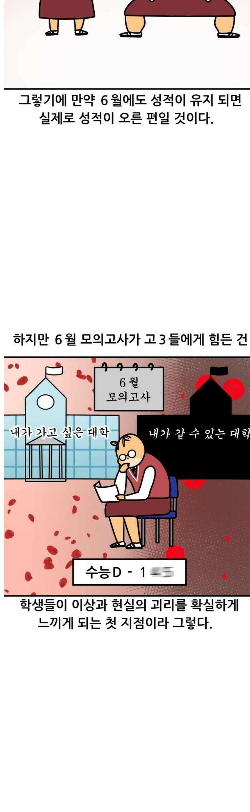 K학원 생존기 132화 - 6월 모의고사 7