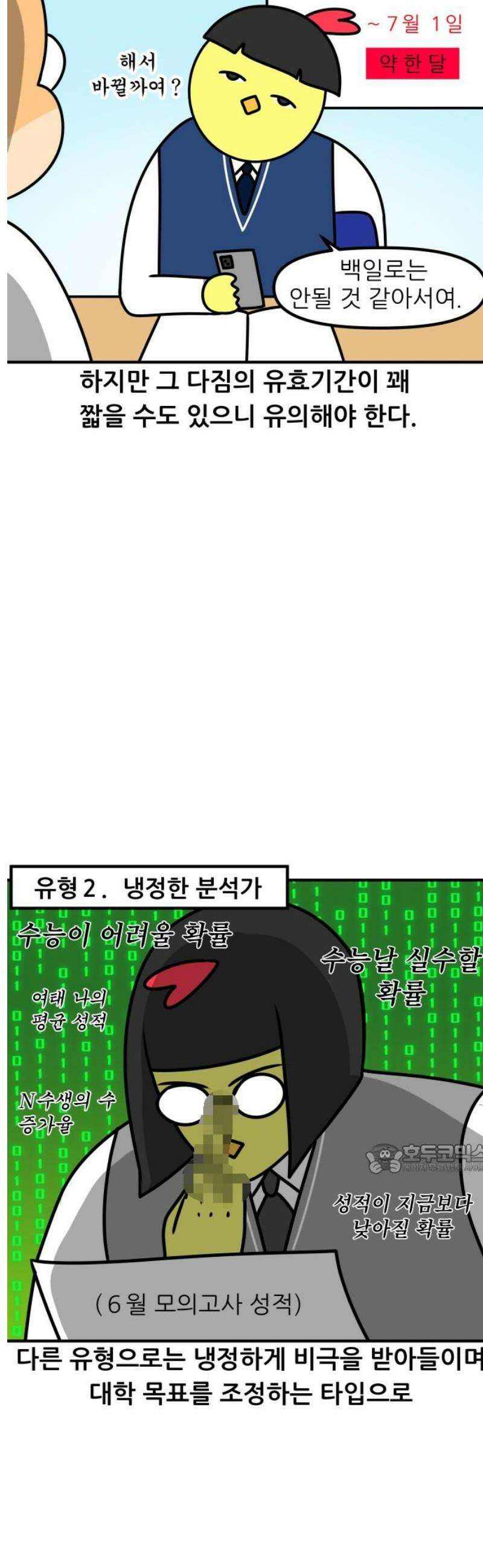 K학원 생존기 132화 - 6월 모의고사 10