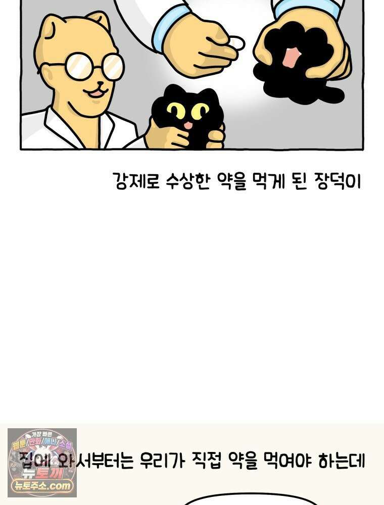 먼지 덩어리 짱덕 5． 약 먹어요 3