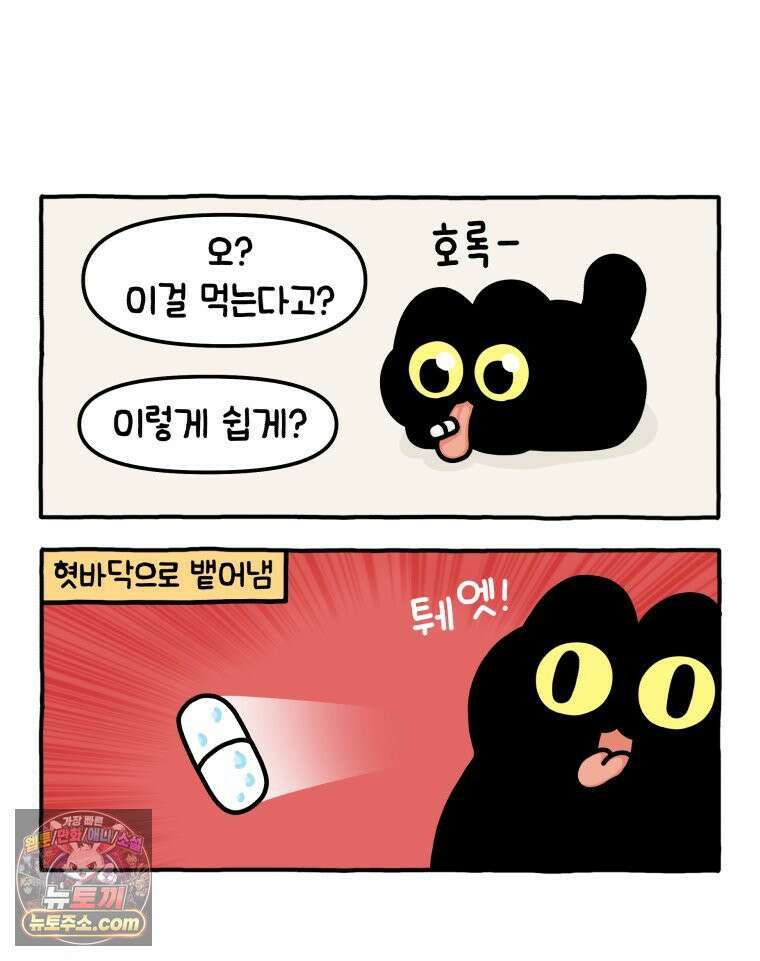 먼지 덩어리 짱덕 5． 약 먹어요 13