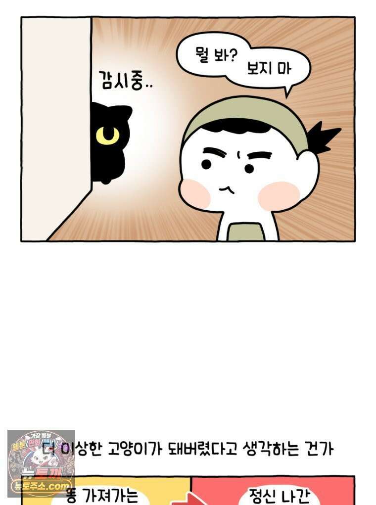 먼지 덩어리 짱덕 20． 고양이와 인간 26