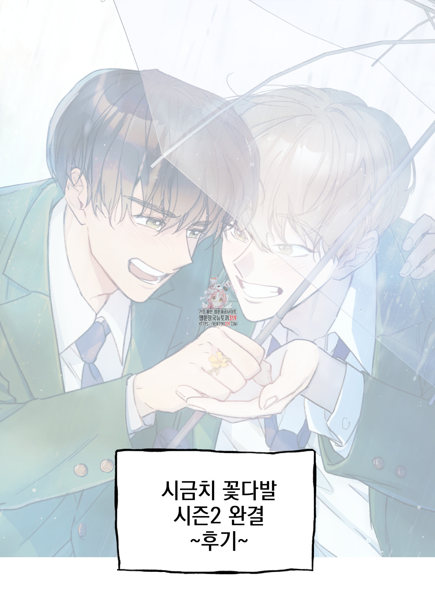 시금치 꽃다발 후기 1